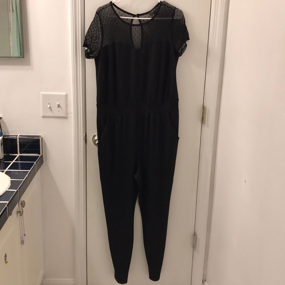 Black Full Length Jumpsuit